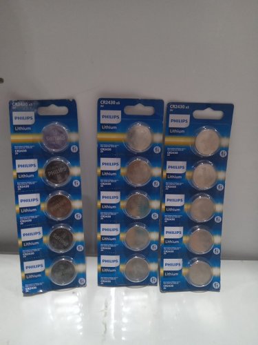 3 (5PK) PHILIPS LITHIUM batteries (15 total) - 3V (Model: CR2430) image 3