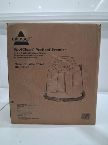 BISSELL SPOTCLEAN PROHEAT 3-IN-1 PREMIER CARPET/UPHOLSTERY CLEANER - BLUE/GREY (MODEL: 2694B) image 12
