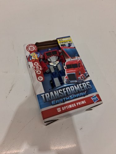 hasbro transformers earthspark optimus prime action figure - red/blue image 2
