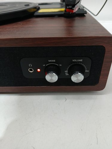 FYDEE RETRO TURNTABLE RECORD PLAYER - walnut (MODEL: A6) image 5