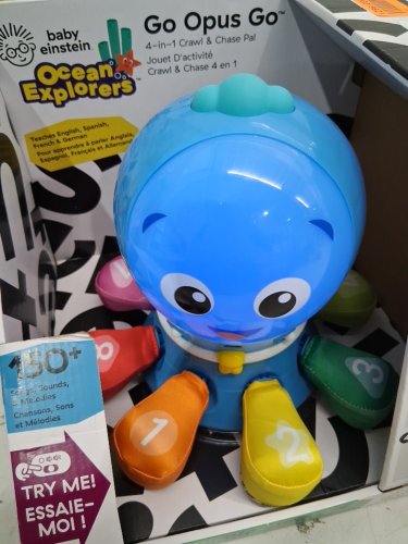 Baby Einstein Ocean Explorers Go Opus Go 4-in-1 Crawl & Chase Pal - 3m-5y - blue image 3