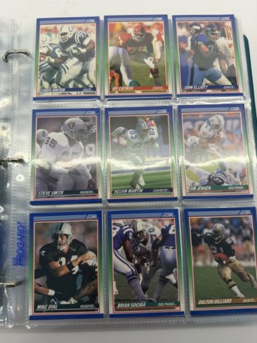 400+ APPROX ASSSTD 1990 SCORE NFL FOOTBALL CARDS image 9