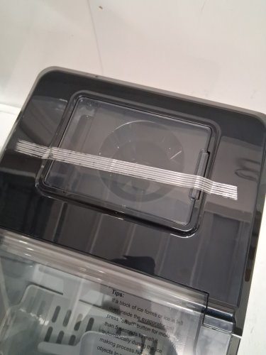 EUHOMY Ice Cube Maker Machine - 45Lbs/Day - Silver/Black (Model: IM004-CSI-CAEH / IM-FP) image 5