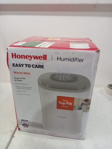 HONEYWELL TOP FILL WARM MIST HUMIDIFIER WITH ESSENTIAL OIL CUP - 1.5GAL CAPACITY - WHITE (MODEL: hwm440wc) image 2