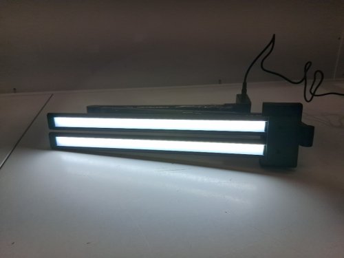 outon LED dual monitor Desk Lamp with Clamp for Home Office - 29.5" - black image 3