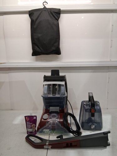 HOOVER POWER SCRUB DELUXE CARPET CLEANER/SHAMPOOER - RED (MODEL: FH50150VCD) image 2