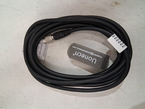 UONECN HIGH FLEX HIROSE OPEN END MALE PLUG POWER CORD for Basler AVT GIGE Sony CCD Industrial Camera - 6-PIN 3 METER - BLACK image 2