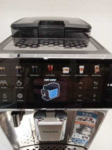 PHILIPS SERIES 4400 LATTEGO ESPRESSO/COFFEE MAKER MACHINE WITH MILK FROTHER and BUILT-IN COFFEE GRINDER - 120V - BLACK/CHROME (MODEL: EP4444) image 5
