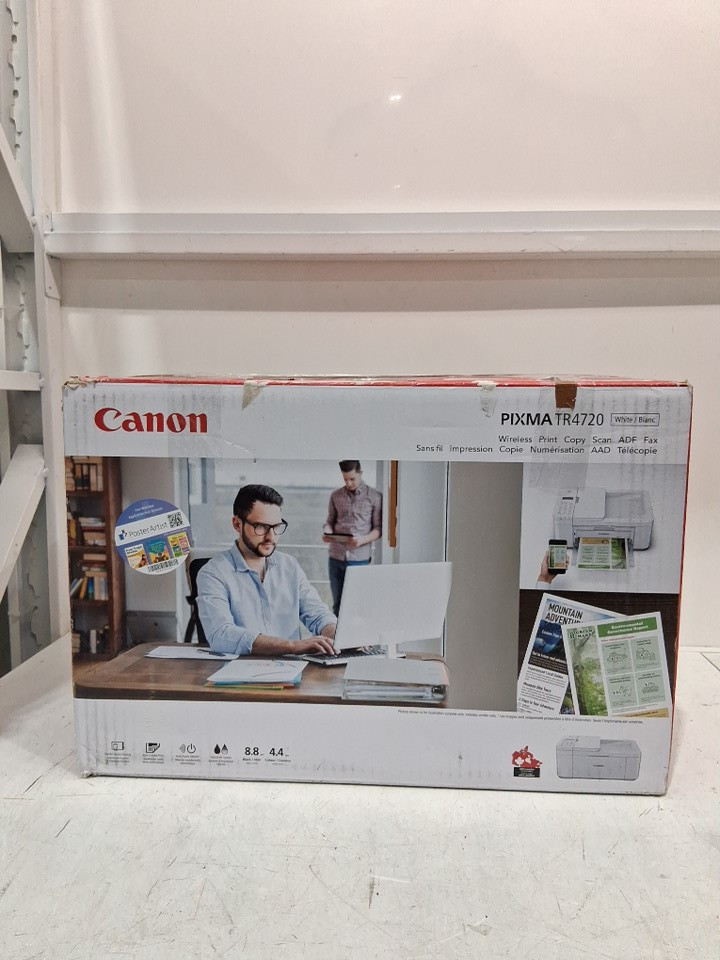 Canon PIXMA All-in-One Wireless Inkjet Printer - white (Model: TR4720) image 2
