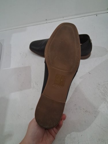 WOMENS aldo cognac flat shoes- size 8 - black (style: 1946236) image 4