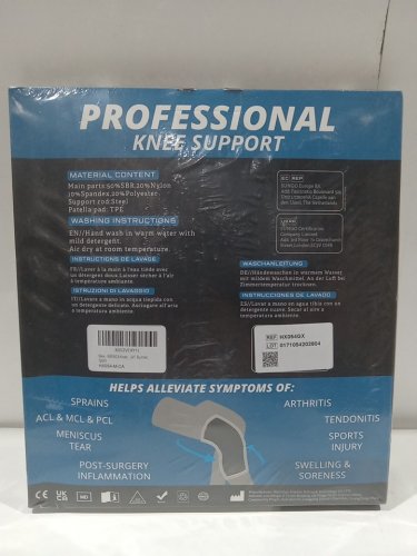 Neenca Professional support Knee Brace - Medium - Black (Model: HX054) image 7