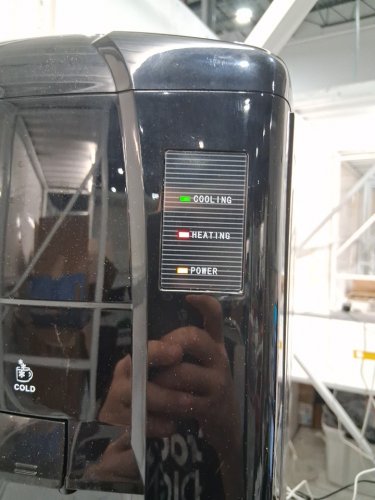 Frigidaire 5 Gallon Top Load Water Dispenser Built-In mini fridge Compartment - Black (model: fgwc413-black) image 6