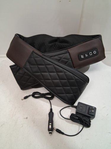 WOQQW SHIATSU NECK & SHOULDER DEEP TISSUE MASSAGER WITH HEAT FUNCTION - BLACK/BROWN (MODEL: JH-R2) image 3
