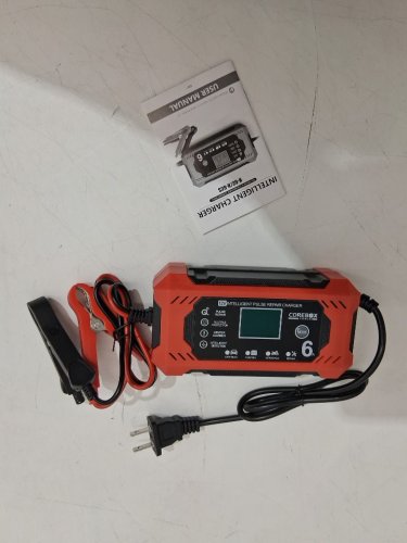 Car Battery Charger & maintainer -12V- RED/BLACK (MODEL: h-6cs) image 3