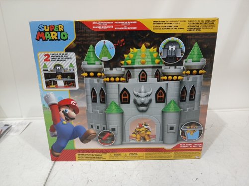 19PC Super Mario Nintendo Deluxe Bowser's Castle Playset with 2.5"-MULTICOLOR (MODEL:400202-1SOC) image 2