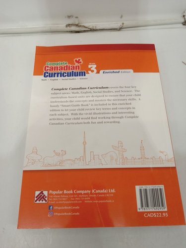 (paperback)  Complete Canadian Curriculum: Grade 3 (Enriched Edition): math/english/science and social studies image 3