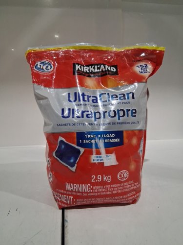 152pk kirkland signature ultra clean laundry detergent pods - fresh scent (model: 1054838) image 2