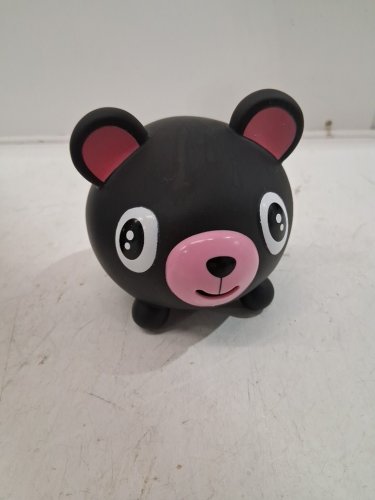 toyandona tongue out squeeze toy - 4" - black bear image 3