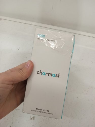 charmast power bank with built in cables - 10000 mah - 5 3/4" - black (model: w1148) image 2