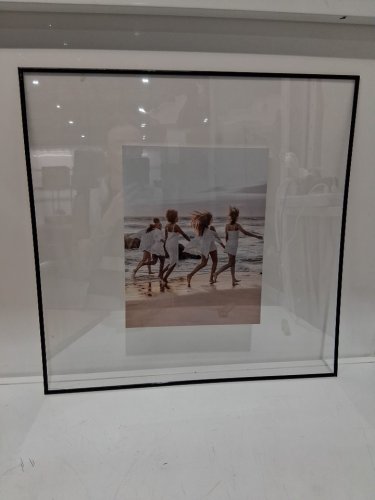 american flat thin framed gallery wall frame - 23" x 23" - black image 3
