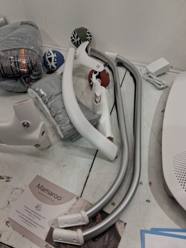 UPPABABY MAMAROO SMART SWING - 5 MOTIONS, 5 SPEEDS, 4 SOUNDS WITH MOTIONSYNC TECHNOLOGY AND BLUETOOTH - 36" - STELLA GREY (MODEL: 2001-MRO-NA-STL) image 6
