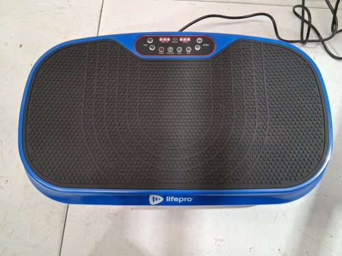 Lifepro Waver Mini Vibration Plate FOR WHOLE BODY for Weight Loss, Toning & Wellness - Max User Weight 260lb - BLUE AND BLACK - (MODEL: lp-wvrm-blu) image 3