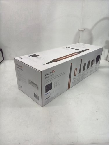 6PC DYSON i.d curly + coily airwrap multi styler and hair dryer with bluetooth - amber silk ( model: hs08) image 7