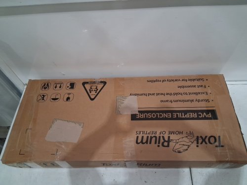 ToxiRium PVC Reptile Enclosure/terrarium with Sliding Doors Lock - 40" x 16" x 16" (40GAL) - black image 6