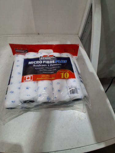 10PK BENNETT MICROPRO LINT FREE PROFESSIONAL PAINT ROLLER  - 13MM image 2