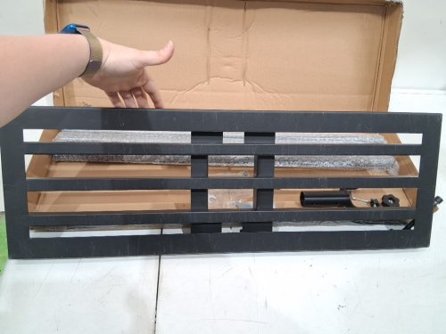 WALENSEE LAWN LEVELING RAKE HEAVY DUTY FOR YARD LEVEL - 7FT X 30" X 10" - BLACK/GREY image 4