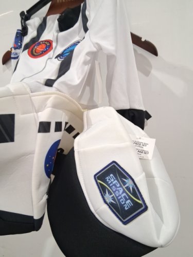 2PC SPACE SHUTTLE RIDE-ALONG COSTUME SET - 3T-4T - WHITE AND BLACK (STYLE:10517) image 3
