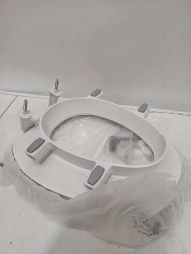 Bemis Elongated Steadfast Raised Toilet Seat - 3" - White (Model: E82350TC) image 6