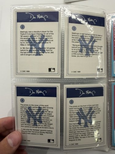 Don Mattingly 1989 Card set the Don Mattingly Story image 6