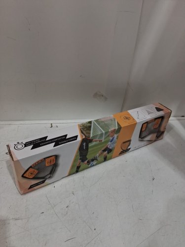 BLITZBOLT POP-UP SOCCER GOAL- 4FT X 3FT - BLACK/ORANGE image 2