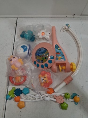 NWT DREAM WORLD DREAMFUL CRIB MOBILE - PINK SPACECRAFT image 3