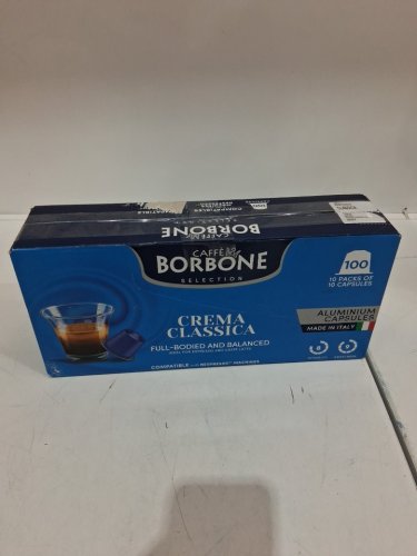 100PK Caffé Borbone Crema Classica Nespresso Compatible Pods - blue image 2