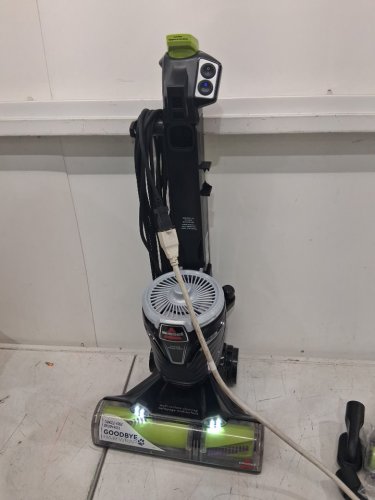 Bissell Lightweight cord rewind Pet Hair Eraser Turbo Upright Vacuum - black/green (Model: 2475C) image 6