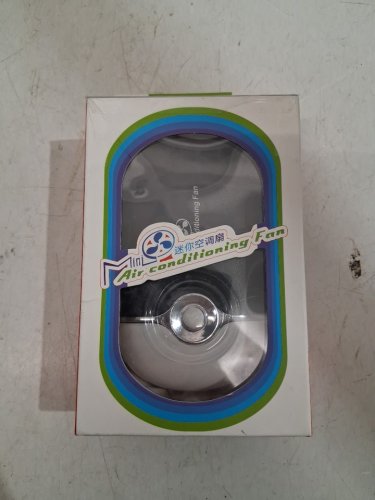 RECHARGEABLE HANDHELD MINI AIR CONDITIONING FAN - BLACK image 3