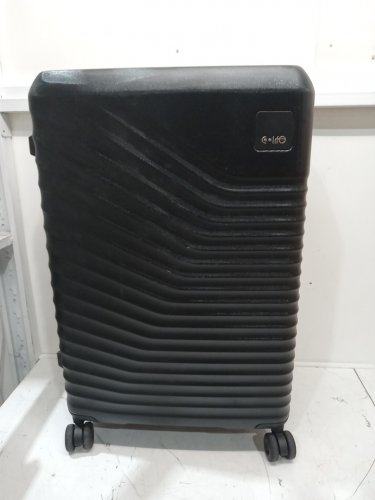 Coolife Hardside Durable PC Lightweight Travel Suitcase - 28" - black image 2
