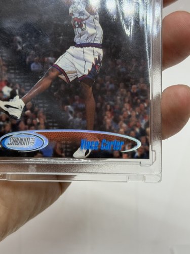 TOPPS 1999 STADIUM CLUB VINCE CARTER ROOKIE RAPTORS CARD #198 CARD image 6