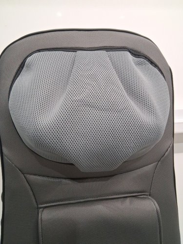 SNAILAX SHIATSU NECK & BACK MASSAGER MASSAGE CHAIR PAD WITH HEAT Grey (model: SL-233) image 6