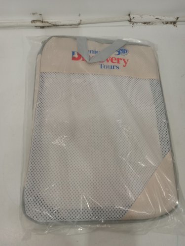 4pc Compression Packing Mesh Travel Bags with Senior Discovery Tours logo - Beige/White image 2