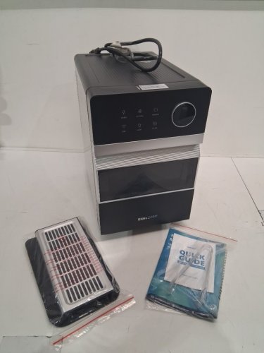 EuHomy Rock Plus Square Ice Maker - 2" Ice Cubes - Black / Silver (IM032-C) image 3