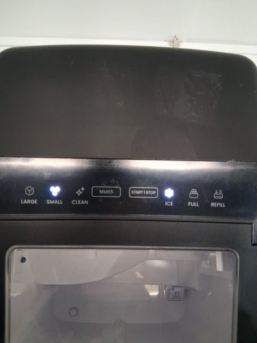 Iceman Dual-Size Ice self cleaning portable counter top ice maker - 22lbs/24hrs - black (model: rj56-bul-12) image 5