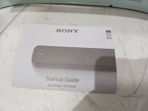 sony S100F 2.0ch Bluetooth soundbar with bass reflex speaker - 35.5" - black (model: ht-s100f) image 6