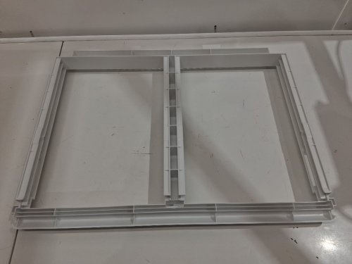 Frigidaire Refrigerator Crisper Pan Cover - 25.5" x 19/5" x 2.5" - white (model: 240364787) image 3
