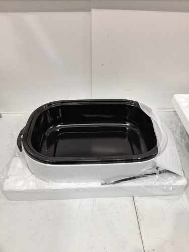 SUNVIVI Electric Roaster Oven with Self-Basting Lid - 14QT - 1450W - WHITE/BLACK (MODEL: ZER004WT-11-SV) image 4