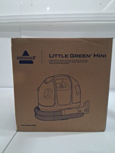 BISSELL Little Green Mini Corded Portable Carpet and Upholstery Deep Cleaner with Self-Cleaning Tough Stain Tool and Hydrorinse Tool (model: 4075B) image 7