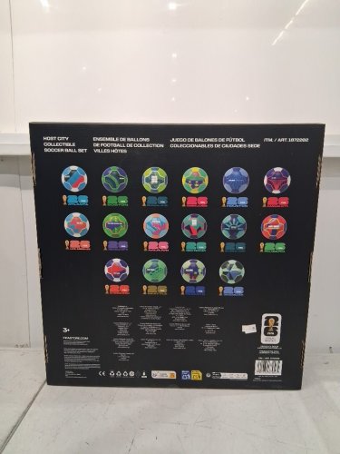 16pc fifa world cup 2026 host cities soccer ball set in display box - size 1(mini) - assorted (model: 1872202) image 3