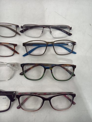 8 ASSORTED +3.00 readers - assorted colours & frame shape image 4